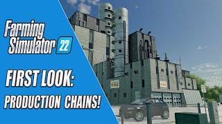 FS22 | FIRST LOOK: PRODUCTION CHAINS!| Farming Simulator 22.