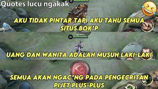 Quotes Hero lucu ngakak mobile legend || Plesetan suara Hero mobile legend