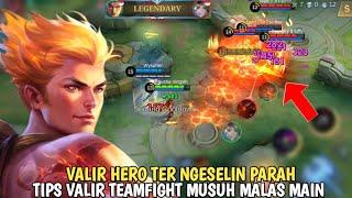 VALIR HERO NGESELIN, SLOW, STUN + EMOSI‼️ GAMEPLAY VALIR TANPA MATI - Mobile Legends