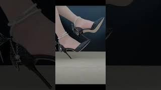 Step In Style : Black High Heels #shoes #highheels #heels #ytshorts #fashion #black #emergency #High