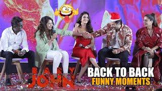 Baby John | Back To Back Funny Moments | Varun Dhawan, Keerthy Suresh, Wamiqa, Atlee | Press Meet