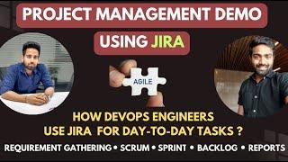 JIRA Workflow in Real Time for DevOps Projects | Agile & Scrum Explained | #abhishekveeramalla