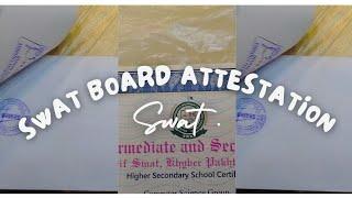 swat board attestation 10th and 12th years the swat board na ba attestation sanga kawo #attestation