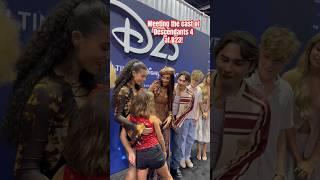 We met the talented cast of Descendants 4 at D23! #descendants #descendants4 #d23creators #d23