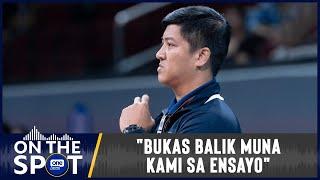 Coach Sherwin Meneses on NU’s sweep over Adamson | #OSOnTheSpot