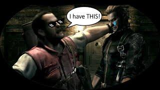 Resident Evil 5 (PC) - Barry's Headbutt makes Wesker rage quit