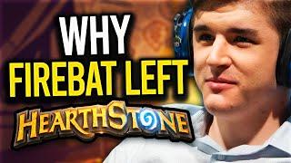 Why Firebat Left Hearthstone & Where He is Now
