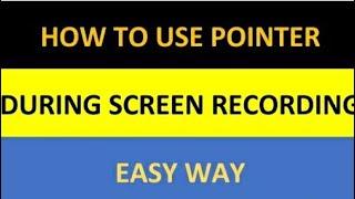 How to use pointer on mobile screen latest technique | Info Talkers