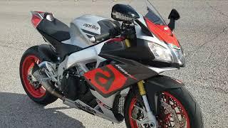 2018 Aprilia RSV4 RR with SC Project S1 low mount race exhaust