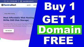 Buy 1 Domain GET 1 Domain FREE By Textra host | Cyber Warriors