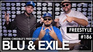 Blu & Exile Drop Bars Over 6 Classic Hip-Hop Beats | Justin Credible Freestyle #186