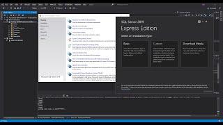 Microsoft SQL Server Express with Visual Studio 2019 (Download & Install)