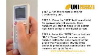 Universal Air-condition Remote Control Instructions