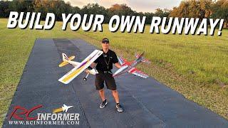 How to build your own runway from the RCINFORMER Aerodrome - Build it and they will come!