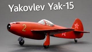 A Jet Engine on a Prop Plane - Yakovlev Yak-15 in 1/72 Scale From PM Model - Build & Review