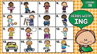 LECCIÓN 38: VERBOS EN INGLÉS CON ING - PARTE 1 | VERBS WITH ING