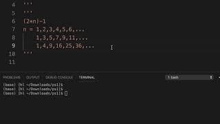 Sum of First N Odd Positive Integers Recursively