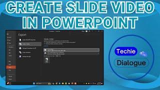 How to Create Slide Video in PowerPoint - Detailed Tutorial {2025}