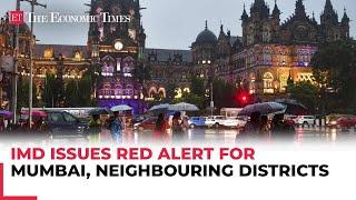 Mumbai rains: IMD issues red alert for city and Thane, orange alert issued for Palghar