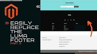 Customise the Luma footer - front end theme development - Magento 2