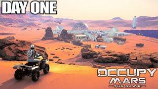 Day 1 New Mars Survival Game | Occupy Mars The Game Gameplay | Part 1