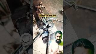 How to make chain with handmade tool #reaction #tools #diy #chain