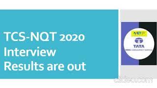 TCS NQT Interview Result | TCS NQT 2020 Interview Result announced for Both Digital & Ninja Profile