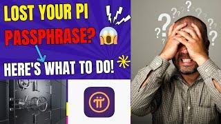 How to Recover a Lost Passphrase in the Pi Network Wallet