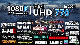 1080p on Intel UHD 770 - Test in 27 Games