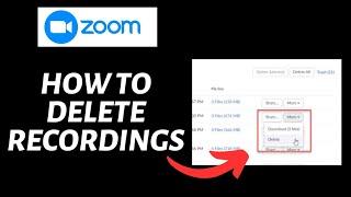 How To Delete Recordings on Zoom | Zoom Tutorial