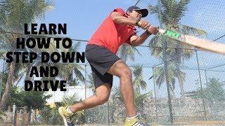 How to step out and drive? | Batting Drills | Crikvoice