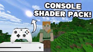 How To Get The Console Shader Pack On Minecraft Xbox! Realistic Looking Texture Pack!