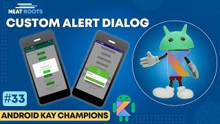 Custom Alert Dialog in Android Studio - Hindi