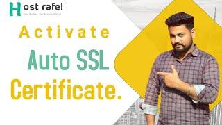 Active Auto SSL Certificate for Free || Host Rafel