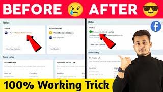 One Page With Monetization Issues On Facebook Page Solved | Facebook Monetization Policy Issues
