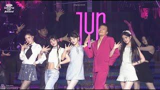 ILLIT & JYP 'When We Disco' @ 2024 Weverse Con Festival #illit