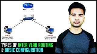 Types of Inter VLAN Routing & Basic Inter VLAN Routing Configuration | (VLAN PART 4)