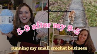 My 5-9 after my 9-5! || Running a small crochet business on Etsy, Crochet plushies, corporate job