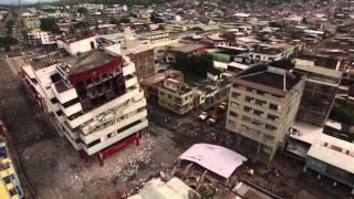 Exclusive drone images of destruction in Portoviejo, Ecuador