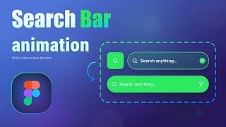 Interactive Search Bar Design in Figma