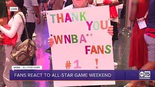 Fans react to All-Star Game weekend in Phoenix