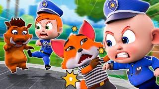 Super Police vs Bad Thief - Watch Out for Danger Song | More Funny Kids Songs & Nursery Rhymes