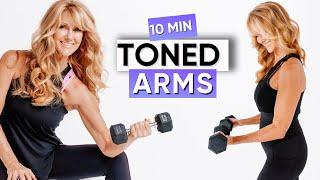 10-Minute ARM Workout With Dumbbell Weights Women Over 50 