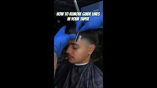 how to remove guide lines in your tapers #tiktok  #howtocuthairwithclippers  #taper #hightaper