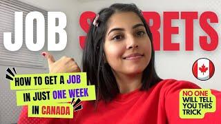 Unique Way To Get A Job In Canada 