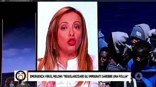 Giorgia Meloni: Maxi-sanatoria per migliaia di immigrati irregolari? Sarebbe assoluta follia