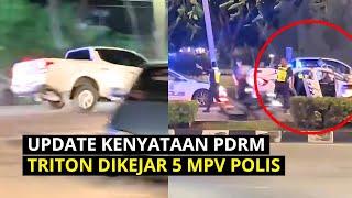 UPDATE Kenyataan PDRM, Triton Dikjar Lima MPV PoIis