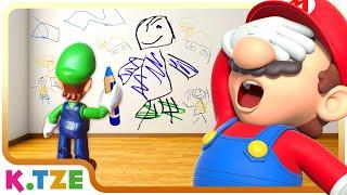 NO! DON'T DRAW on Walls  Super Mario Odyssey Story