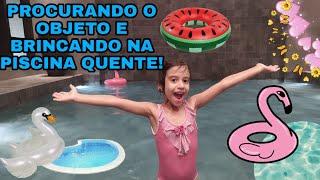 BRINCANDO NA PISCINA QUENTE! #heloisaemdiversão #brincadeiras #piscina