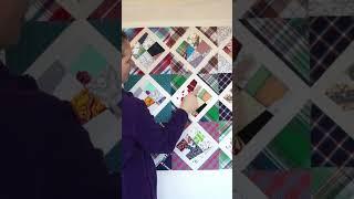 Put your quilt blocks on point with this super easy process - link to full tutorial in description